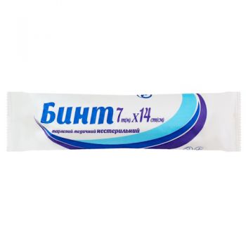 бинт марлевий медичний нестерильний 7м.х14см. Перлина
