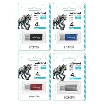флеш-карта Wibrand Cougar   4Gb  WI2.0/CU4P1