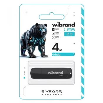 флеш-карта Wibrand Grizzly   8Gb  WI2.0/GR8P3
