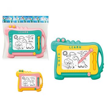 дошка для малювання динозавр 24х18х2см., ч/б, в кул. 26х22х2см.  197-10  (180)