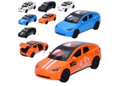 машинка інерц. 13см., відч. двері та багажник, в кул. 12х16х4,5см.  555-1-2  (14...