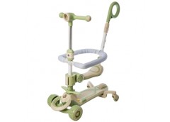 самокат дитячий 5 в 1 Smart зелений  N-388