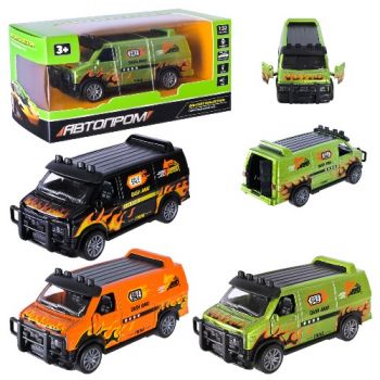 машинка Автопром мет. 1:32, відч. двері, світло, звук, на батар. в кор. 15х6,5х7см.  АР74200  (48)