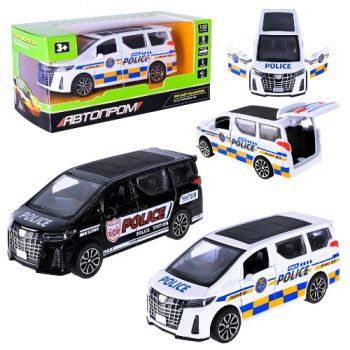 машинка Автопром мет. 1:32, відч. двері, світло, звук, на батар. в кор. 15х6,5х7см.  АР74205  (48)
