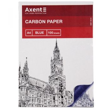 папір копіювальний Axent А4/100арк. синій  3301-02-А  (50)