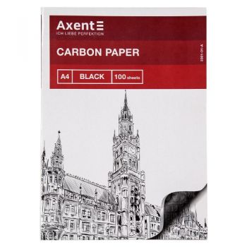 папір копіювальний Axent А4/100арк. чорний  3301-01-А  (50)