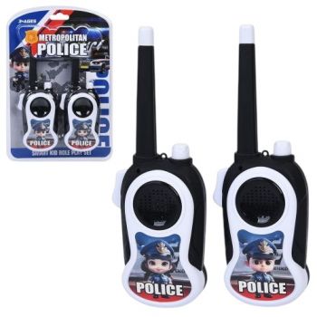 рація поліція 2шт. 20,5см. на батар. в слюді 19,5х29х4см.  007-5В  (60)