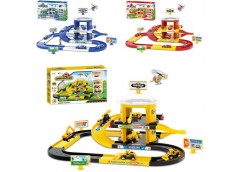 гараж 2 поверхи, транспорт 4шт., 29 дет., в кор. 46х28х10,5см.  G74-75-7688  (12...