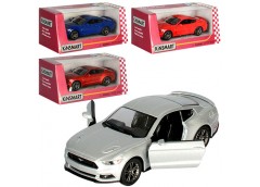 машина Kinsmart мет. інерц. 1:38, відч. двері, гум. кол., в кор.16х7х8см.  KT 53...