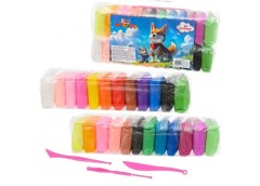 глина для моделювання (супер-легкий пластилін) 24кол./264гр. зі стеками  107819 ...