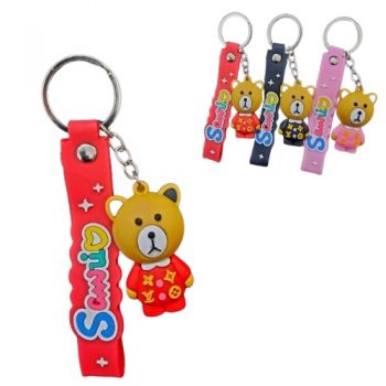 брелок зі стрічкою ведмедик  3175  (12)