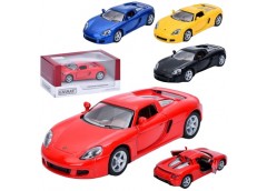 машина Kinsmart мет. інерц. Porsche Carrera GT, 1:36, в кор. 16х7,5х8см.  KT 508...