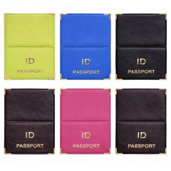 обкладинка шкірзам на ID-паспорт, тиснення золотом