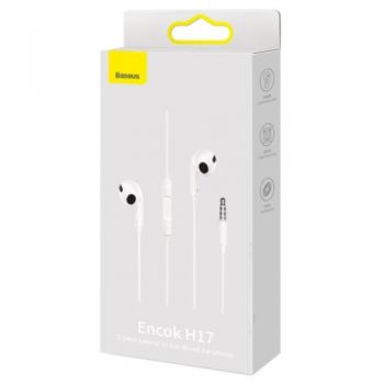 навушники Baseus Encok 3,5mm lateral in-ear Wired Earphone  H17