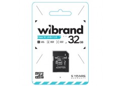 карта пам`яті Wibrand micro SDHC  32Gb Class10 + адаптер