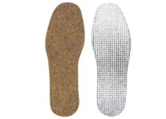 устілки повстяні фольговані, товщина 5мм., розмір 38-47, ціна за пару  (1000)