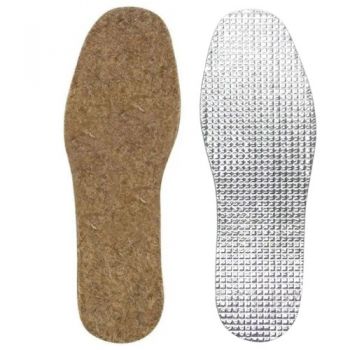 устілки повстяні фольговані, товщина 5мм., розмір 38-47, ціна за пару  (1000)