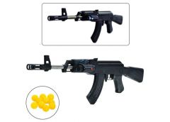 автомат 57см., пластикові кулі, лазер, світло, на бат. в кул. 20,5х53х5см.  0807...