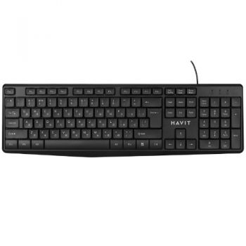 клавіатура Havit дротова чорна  HV-KB206-BK