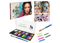 аквагрим палетка, яскраві кольори, в кор. 19х1х11см.  Cel-2503  (72)