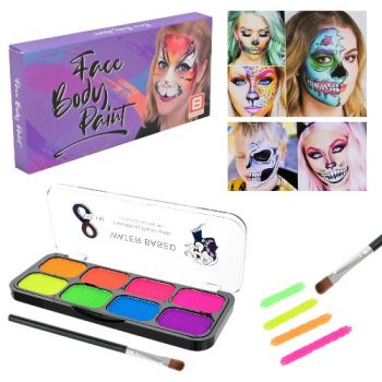 аквагрим палетка, яскраві кольори, в кор. 14,5х1,5х7см.  Cel-2504  (144)