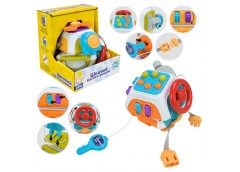 брязкальце 13х14см., тактильне, рухливі частини, в кор. 14х15х14см.  PL-724-77  ...