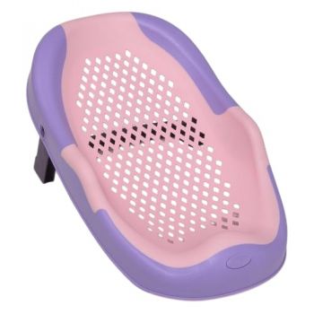 гірка для купання силіконова складана 55х30х23см., рожева  ME 1107 SHELL Pink  (1)