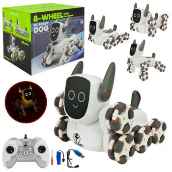 робот-собака акум., звук, світло, на батар. в кор.  24х20х14см.  Q193  (12)