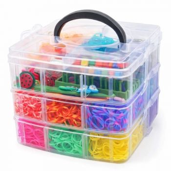 набір гумок для плетіння Сундук триярусний  035-34