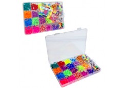 набір гумок для плетіння в кор. 19х13,5см.  035-63