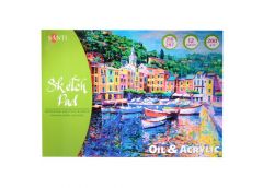 альбом Santi для ескізів олійними і акриловими фарбами А4/12арк., 200гр/м2  7425...