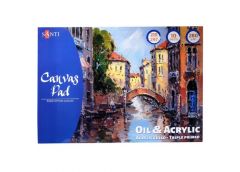 полотно бавовняне Santi в альбоми для ескізів для масла та акрилу А4/10арк., 280...