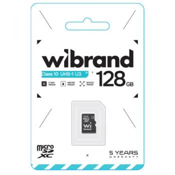 карта пам`яті Wibrand micro SDHC 128Gb Class10