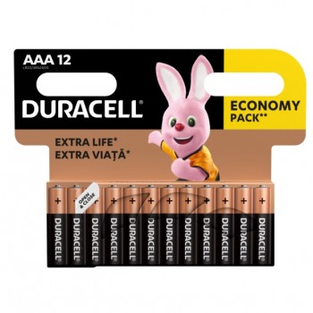 батарейка Duracell LR 03  1x12 бліст. (12/144)