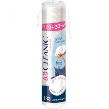 ватні диски Cleanic Soft&Comfort 100шт.+33%  (35)