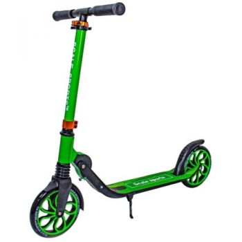 самокат двоколісний Scale Sports зелений, колеса 200мм. руль 86/91/96см, max 100кг.,  SS17