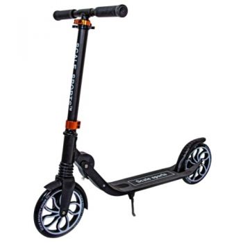 самокат двоколісний Scale Sports чорний, колеса 200мм. руль 86/91/96см, max 100кг.,  SS17