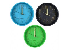 годинник настінний круглий d-18см.  547