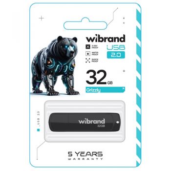 флеш-карта Wibrand Grizzly  32Gb  WI2.0/GR32P3B