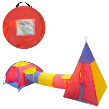 намет юрта 116х116х85см., тунель 47х170см., піраміда 100х100х142см. в сумці 50х50х8см.  MR 1312  (6)