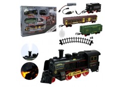 залізниця акум., світло, звук, пара, в кор. 51х33х5,5см.  652-Х20  (18/36)