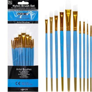 набір пензликів художніх 10шт.   BREA1013K-1/83789  (48)