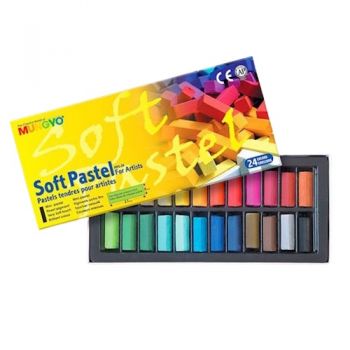 пастель суха професійна Mungyo 24кол. напівм`яка квадратна  MPS-24/94100670