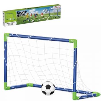 ворота футбольні + м`яч в кор. 57,5х12,5х4,8см.  A-1V09  (48)