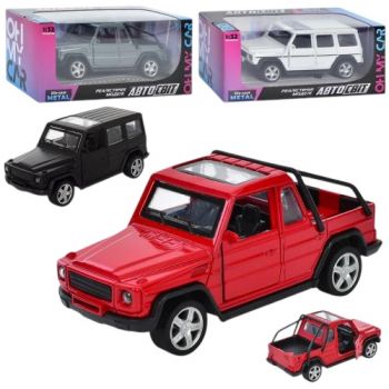 джип Автосвіт мет. інерц. 12,5см., відч. дв., гум. кол., в кор. 16,5х7,5х7см.  AS-2315  (48)