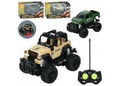 джип р/к 15,5см. військовий, світло, гум. кол., на батар. в кор. 22,5х14,5х12,5с...