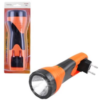 ліхтарик Luxury з вбудованим акумулятором, 1 LED, ЗП 220V  209 (120)