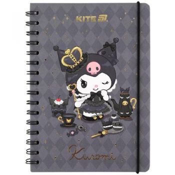блокнот Kite на спіралі, карт. обкл., А5/80арк., клітинка  HK25-190  (1/10/20)