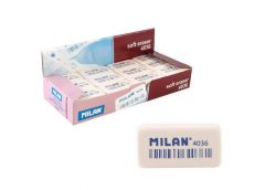 гумка Milan 4036 прямокутна біла 3,9х2х0,8см. в інд. уп. (36/900)