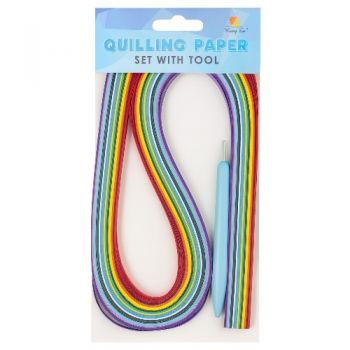 папір для квілінгу 520х5мм., 150 аркушів, 15 кольорів  230001